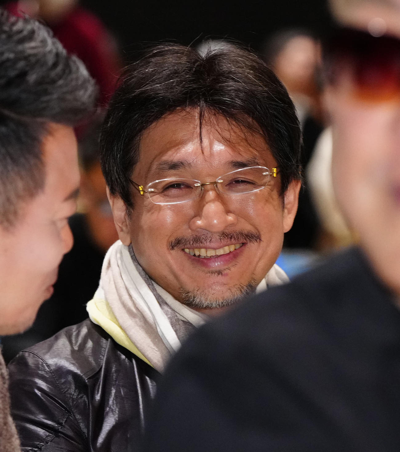 南部虎弾さんとエスパー伊東さんの合同お別れ会に出席するやくみつる氏（撮影・江口和貴）