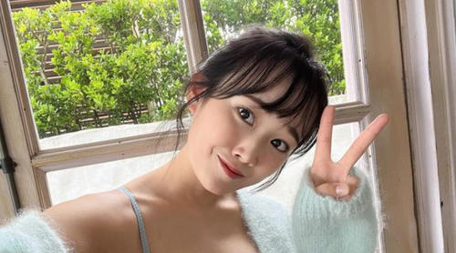 奥村梨穂ド迫力豊満美バストあらわ「沢山みてばい～!!」に「暴力的な」「血管やばい」など反響