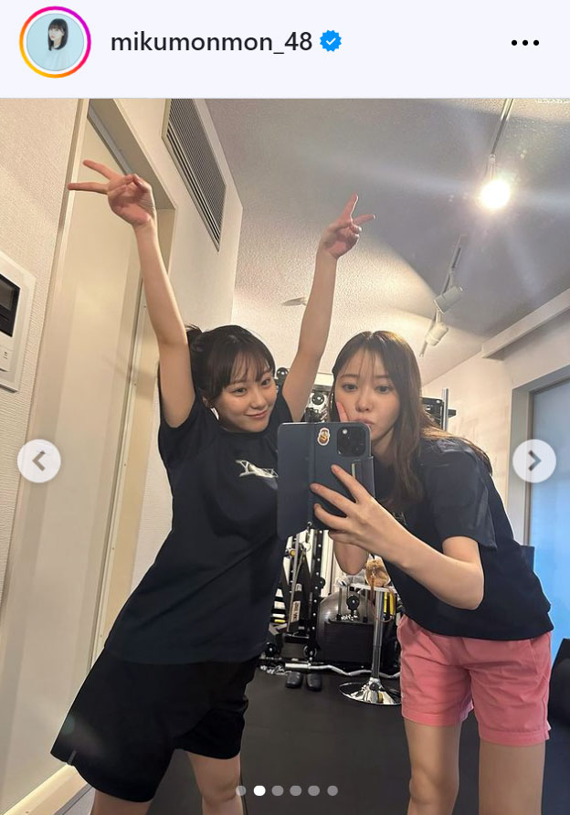 田中美久のインスタグラムから