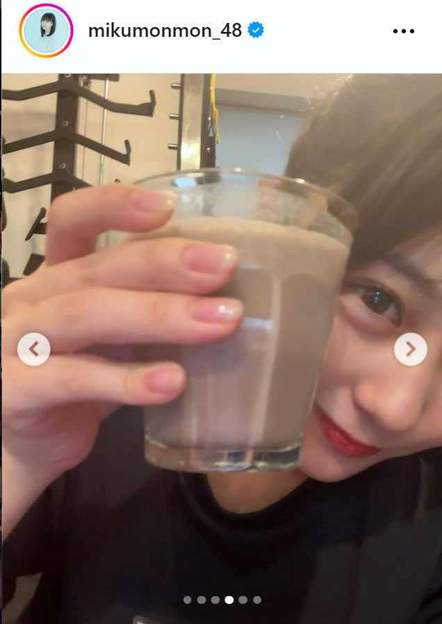 田中美久のインスタグラムから