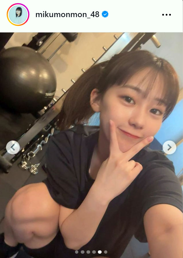 田中美久のインスタグラムから