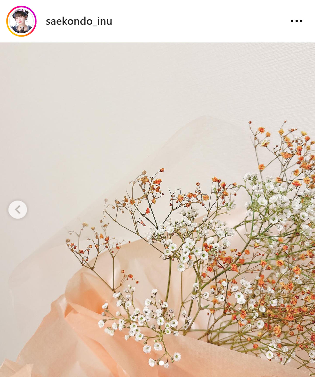近藤沙瑛子のインスタグラムから