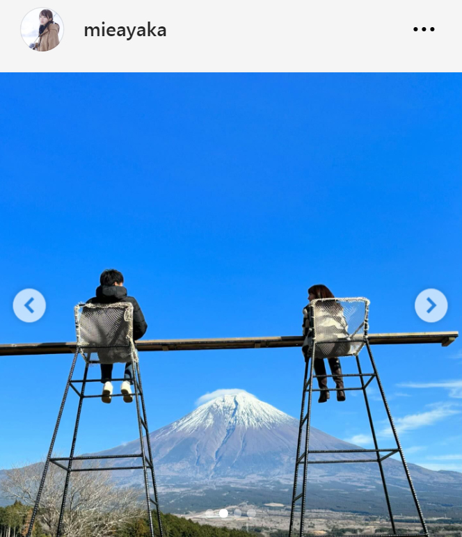 三江彩花のインスタグラムから