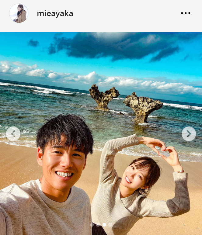三江彩花のインスタグラムから