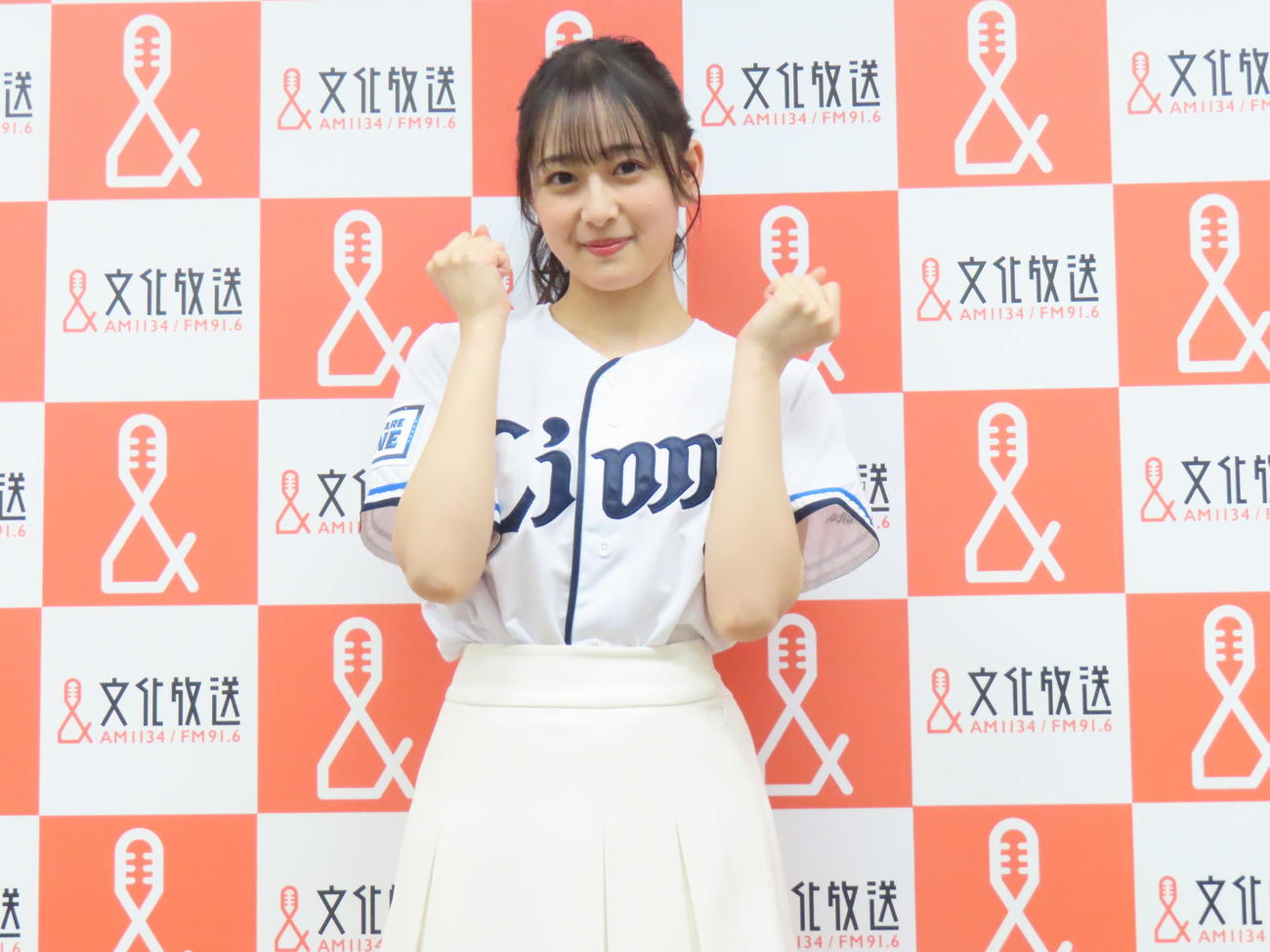 「文化放送　ライオンズナイター」の「公式マネージャー」に就任した乃木坂46向井葉月