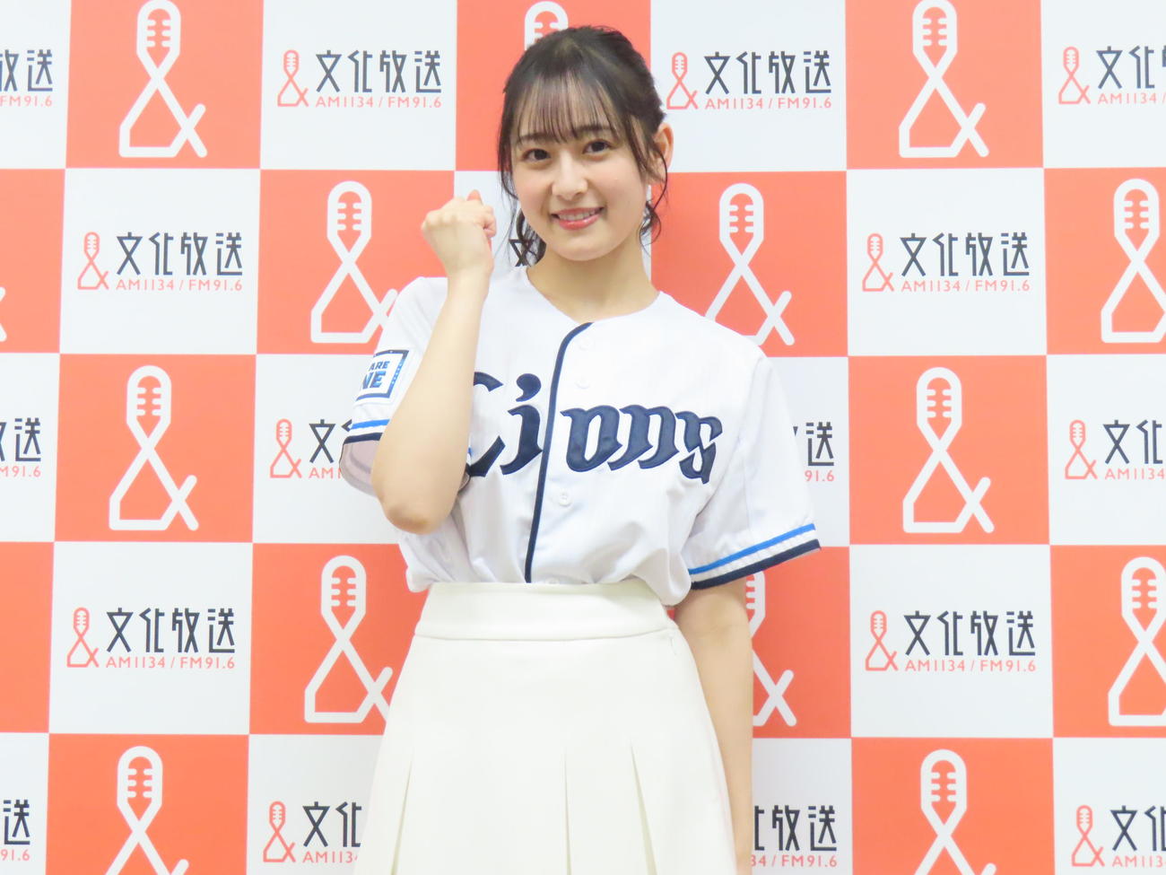 「文化放送　ライオンズナイター」の「公式マネージャー」に就任した乃木坂46向井葉月