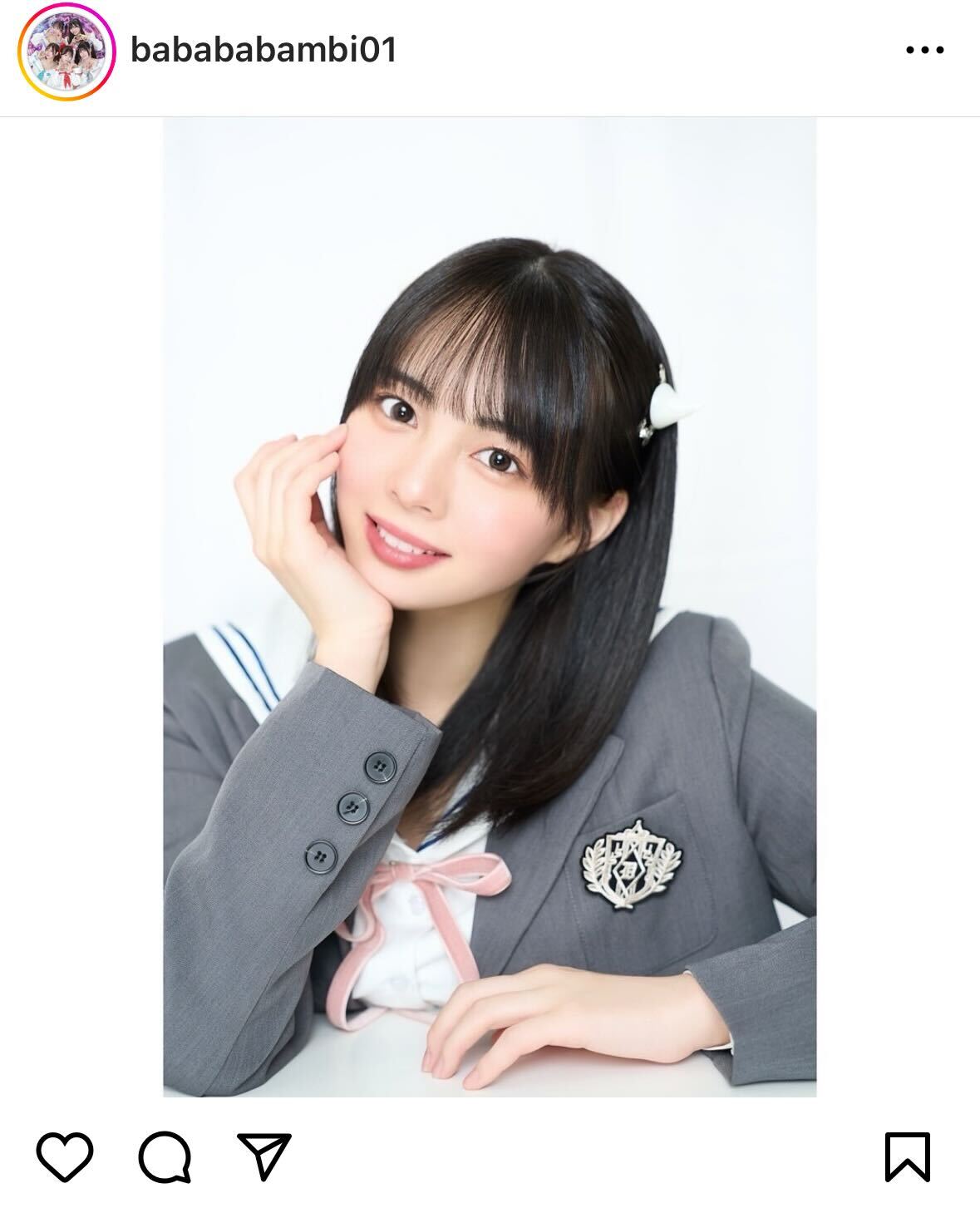 神南りな（#ババババンビインスタグラムから）