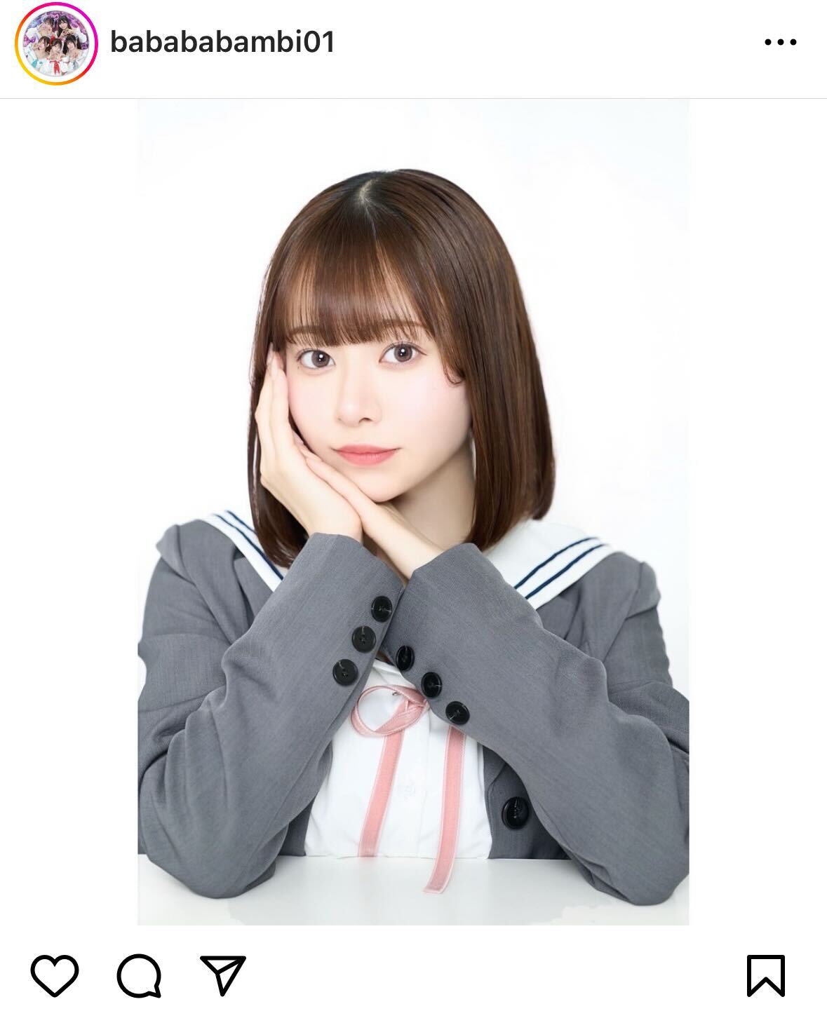 千星真穂（#ババババンビインスタグラムから）