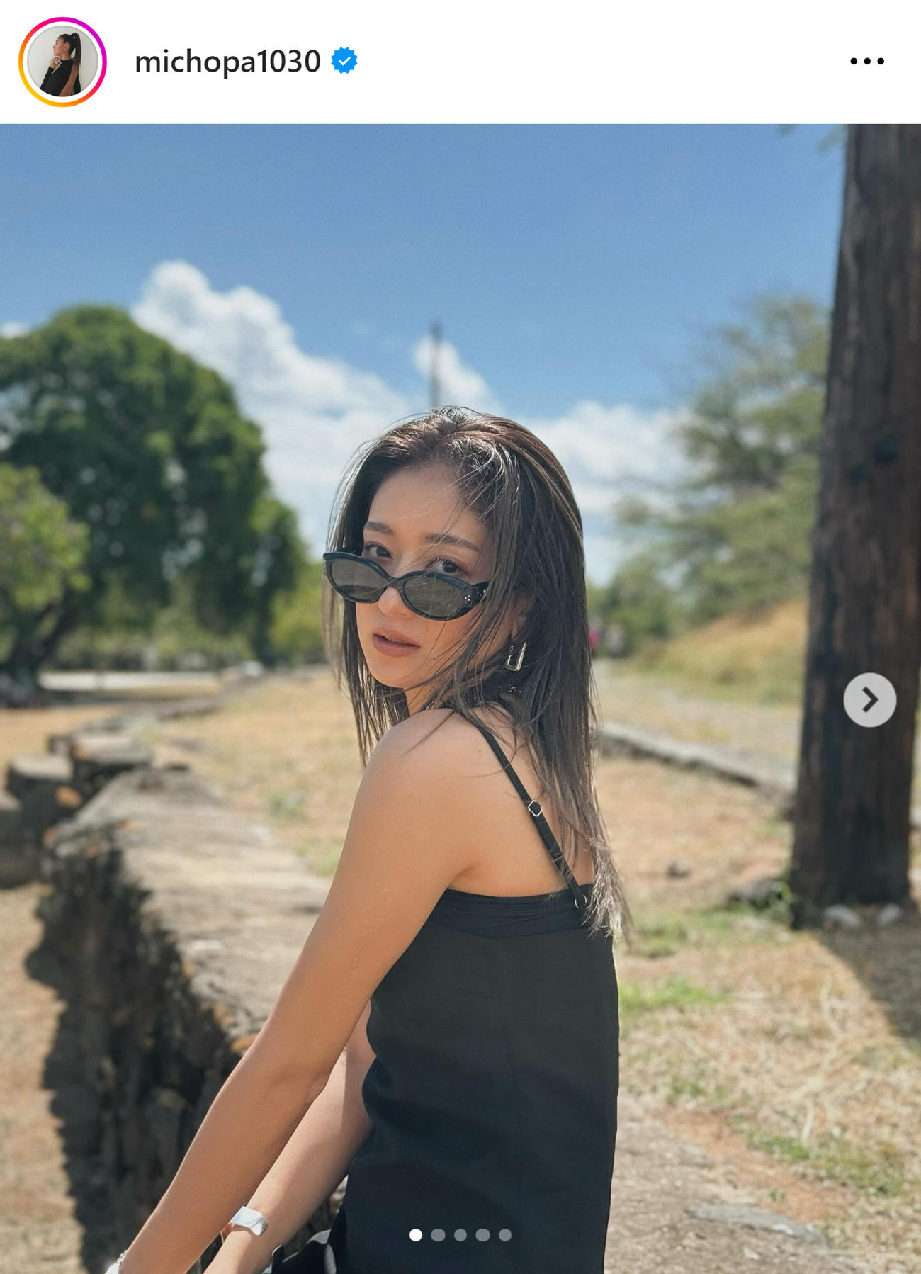 みちょぱのインスタグラムから
