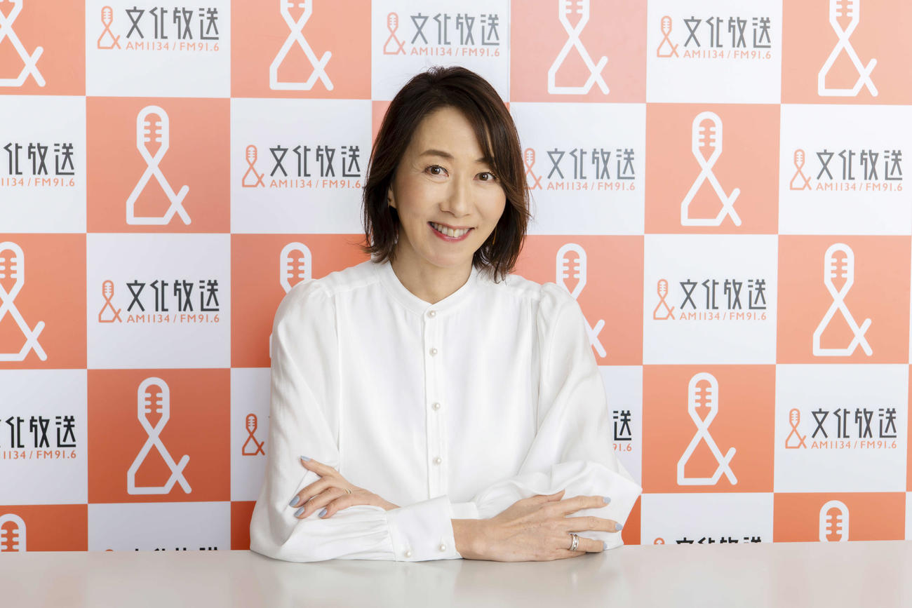 文化放送の新番組でパーソナリティーを務める長野智子