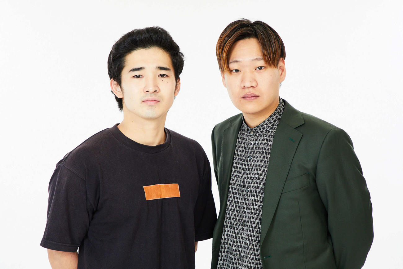 第59回上方漫才大賞新人賞にノミネートされた、ぐろうの家村涼太（左）と高松巧