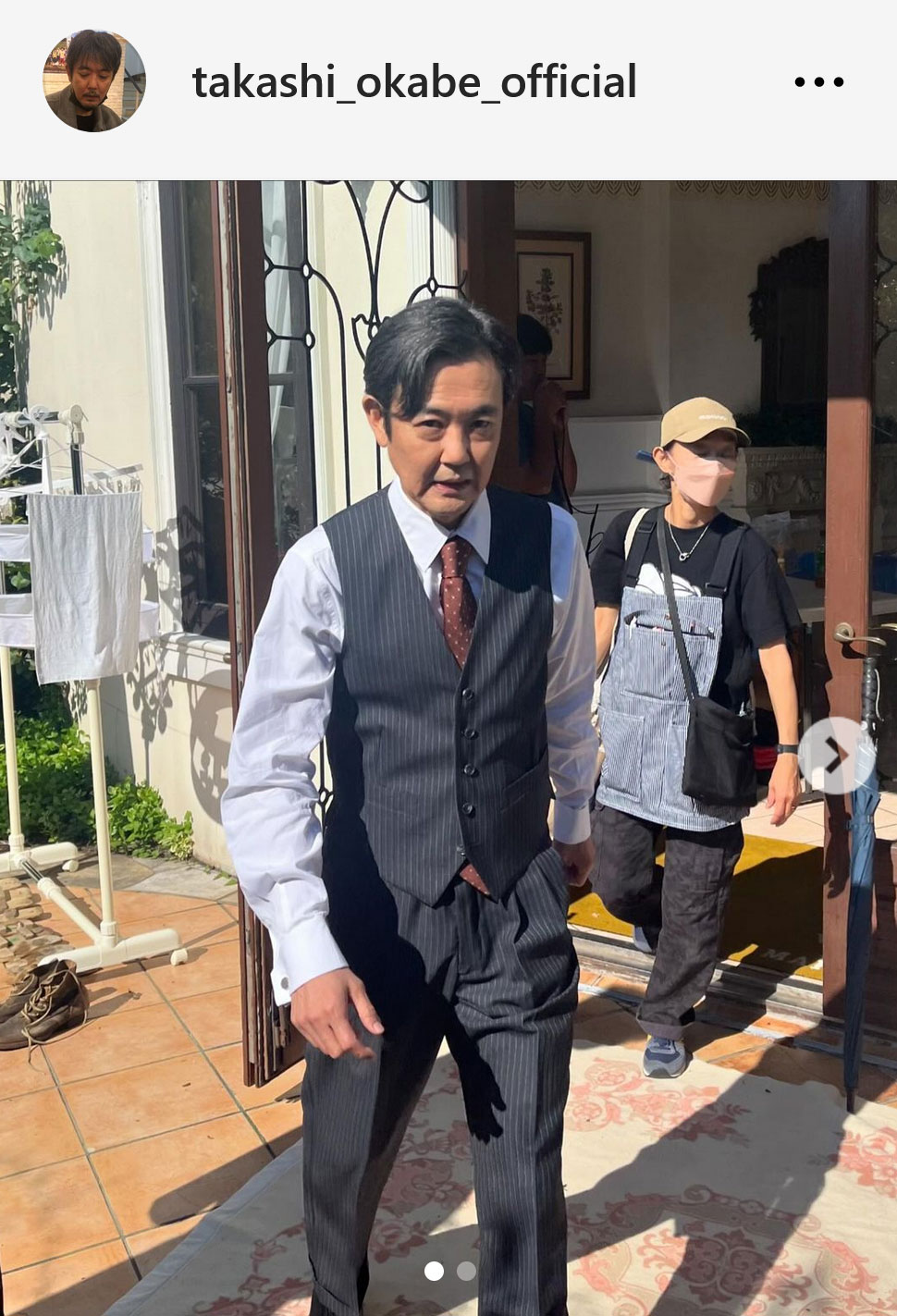 岡部たかしインスタグラムから