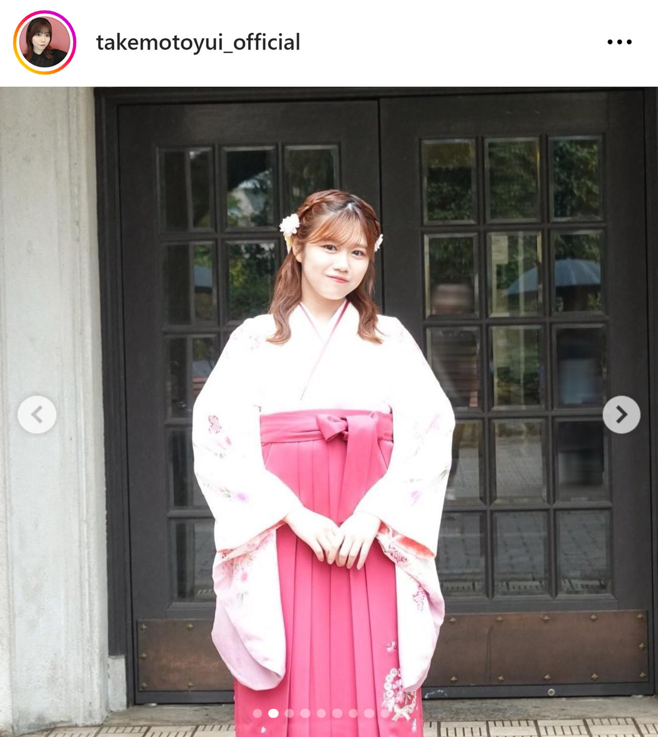 武元唯衣のインスタグラムから