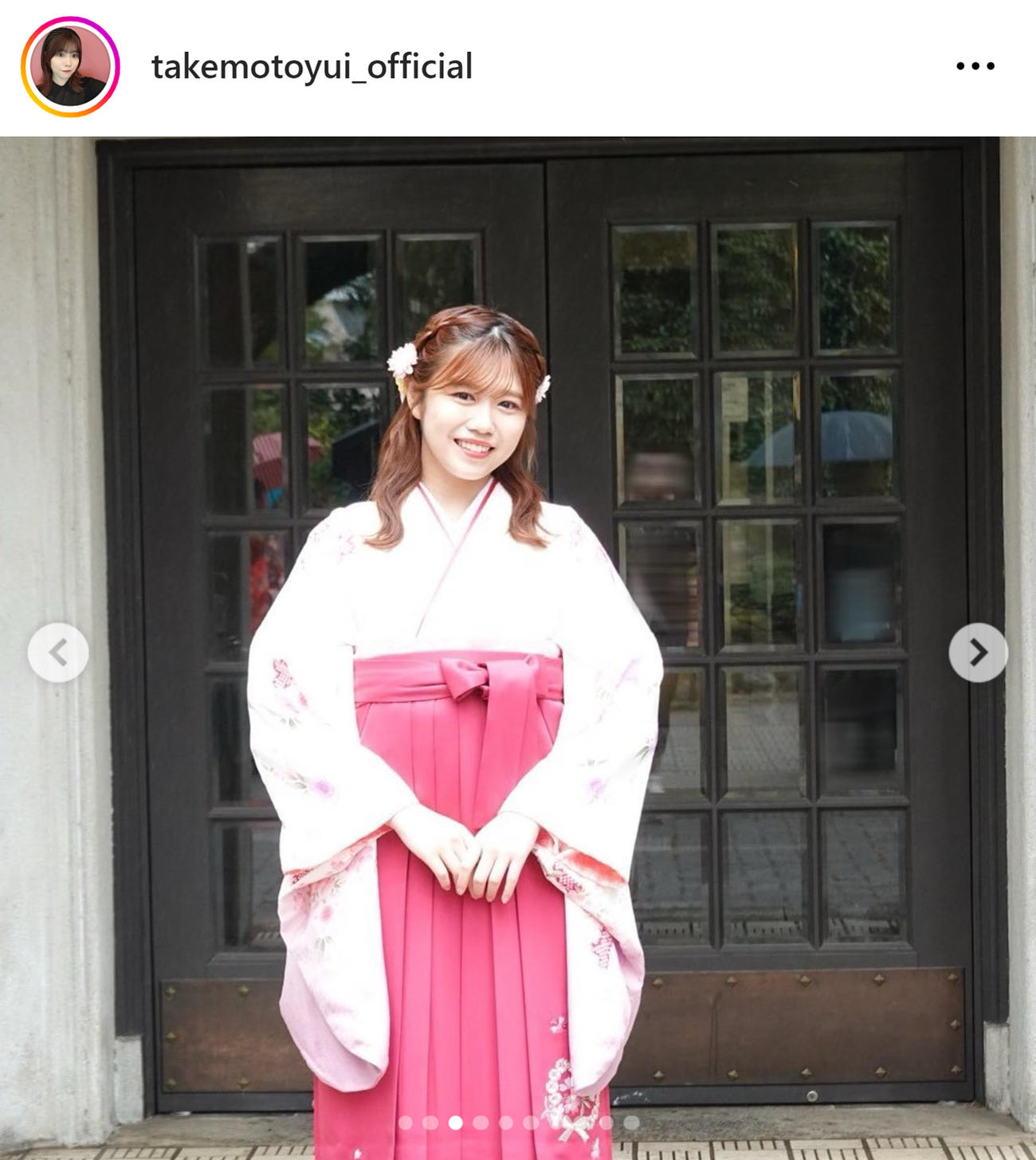 武元唯衣のインスタグラムから