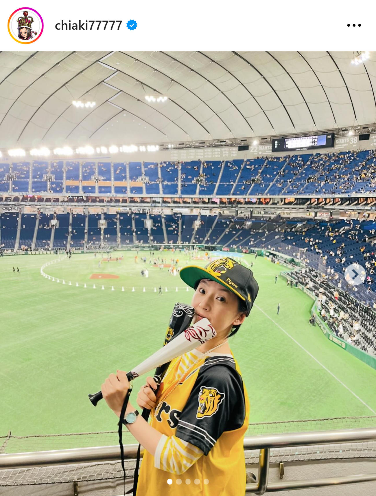 千秋のインスタグラムから