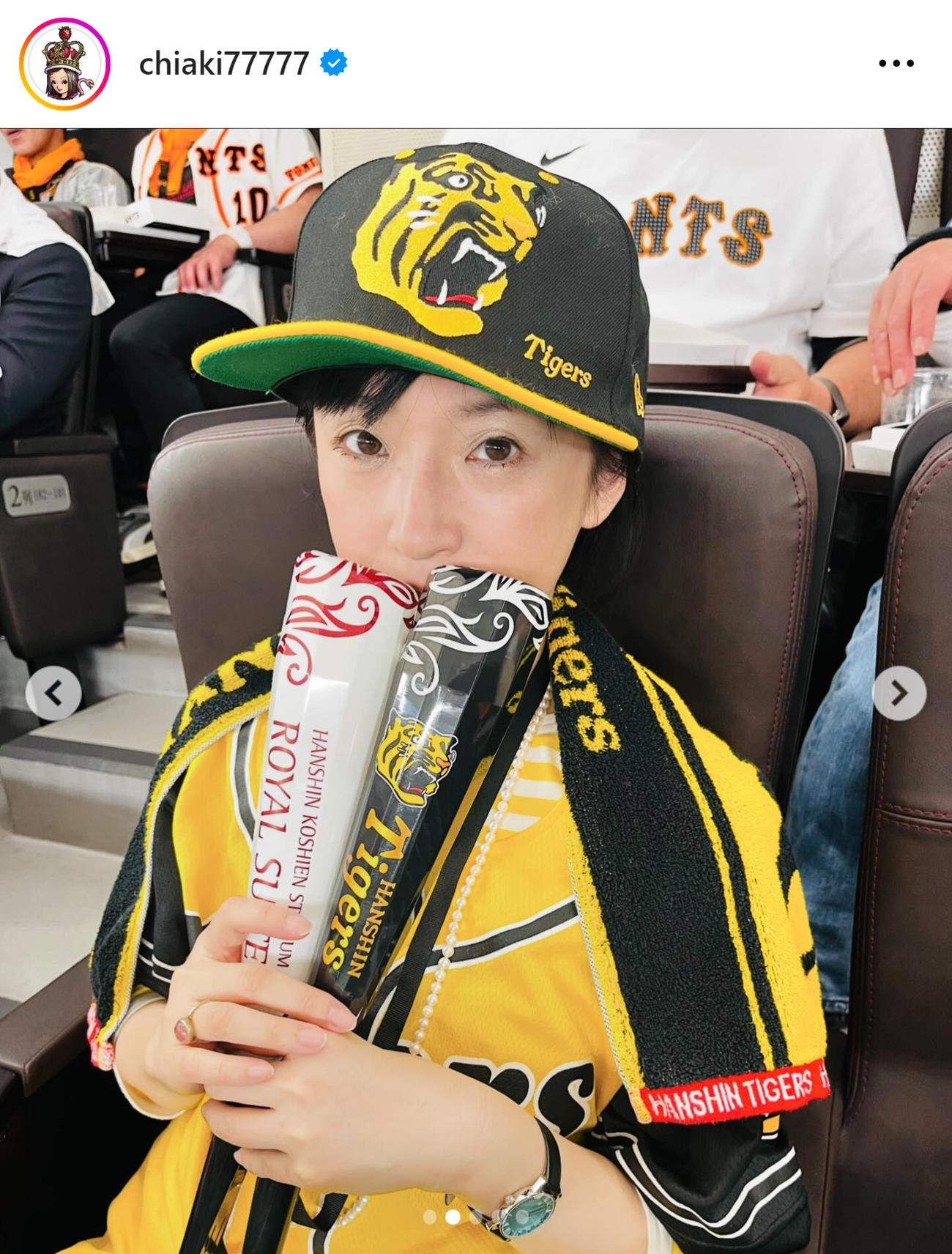 千秋のインスタグラムから