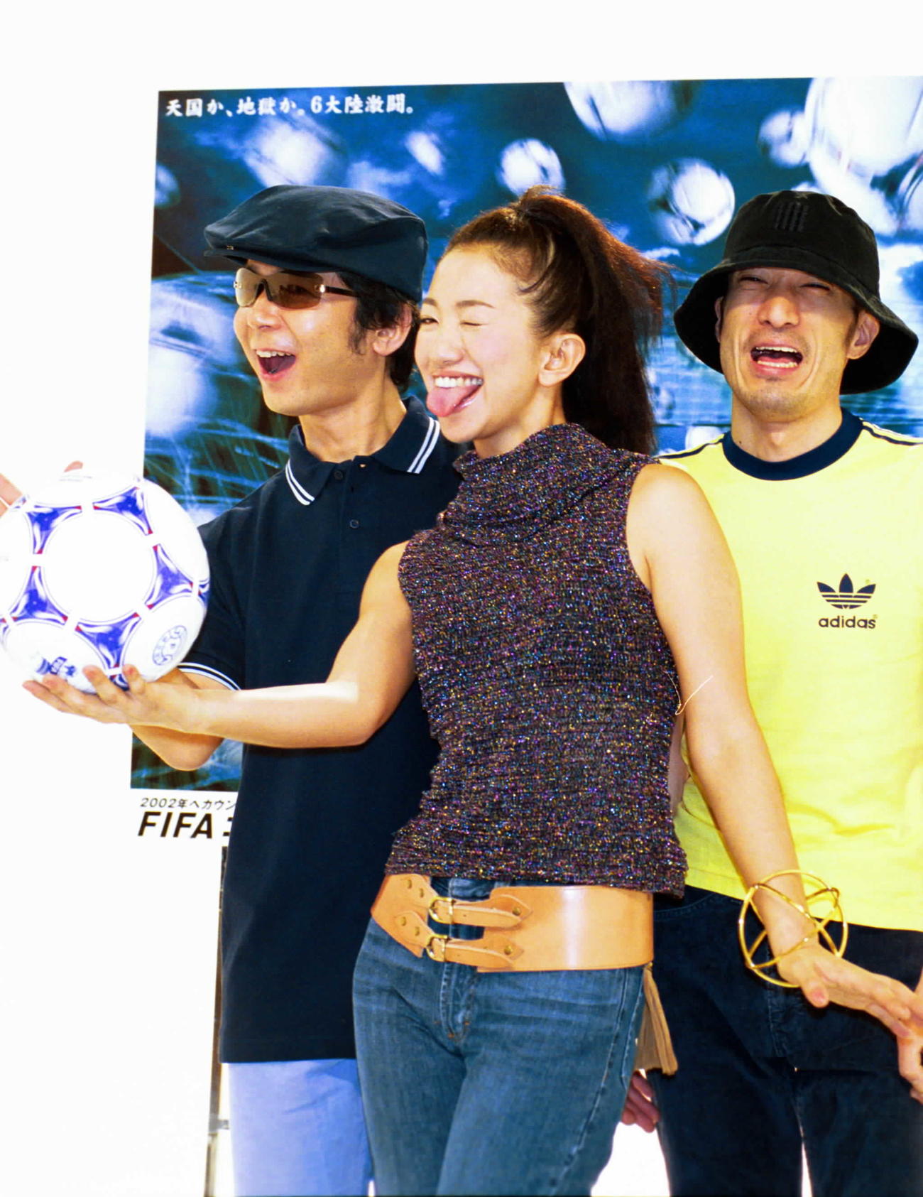 2001年当時のDREAMS COME TRUE。左から中村正人、吉田美和、西川隆宏氏