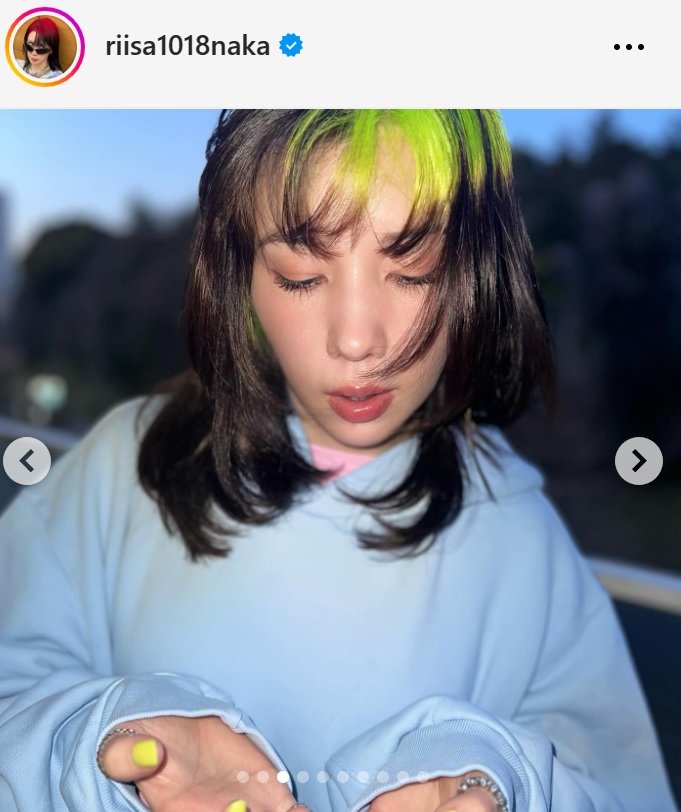 仲里依紗のインスタグラムから