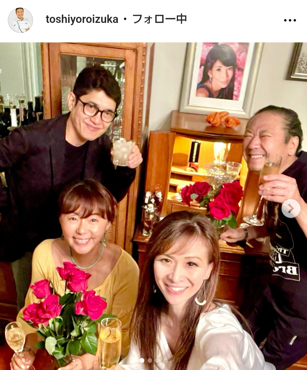 鎧塚俊彦氏のインスタグラムから