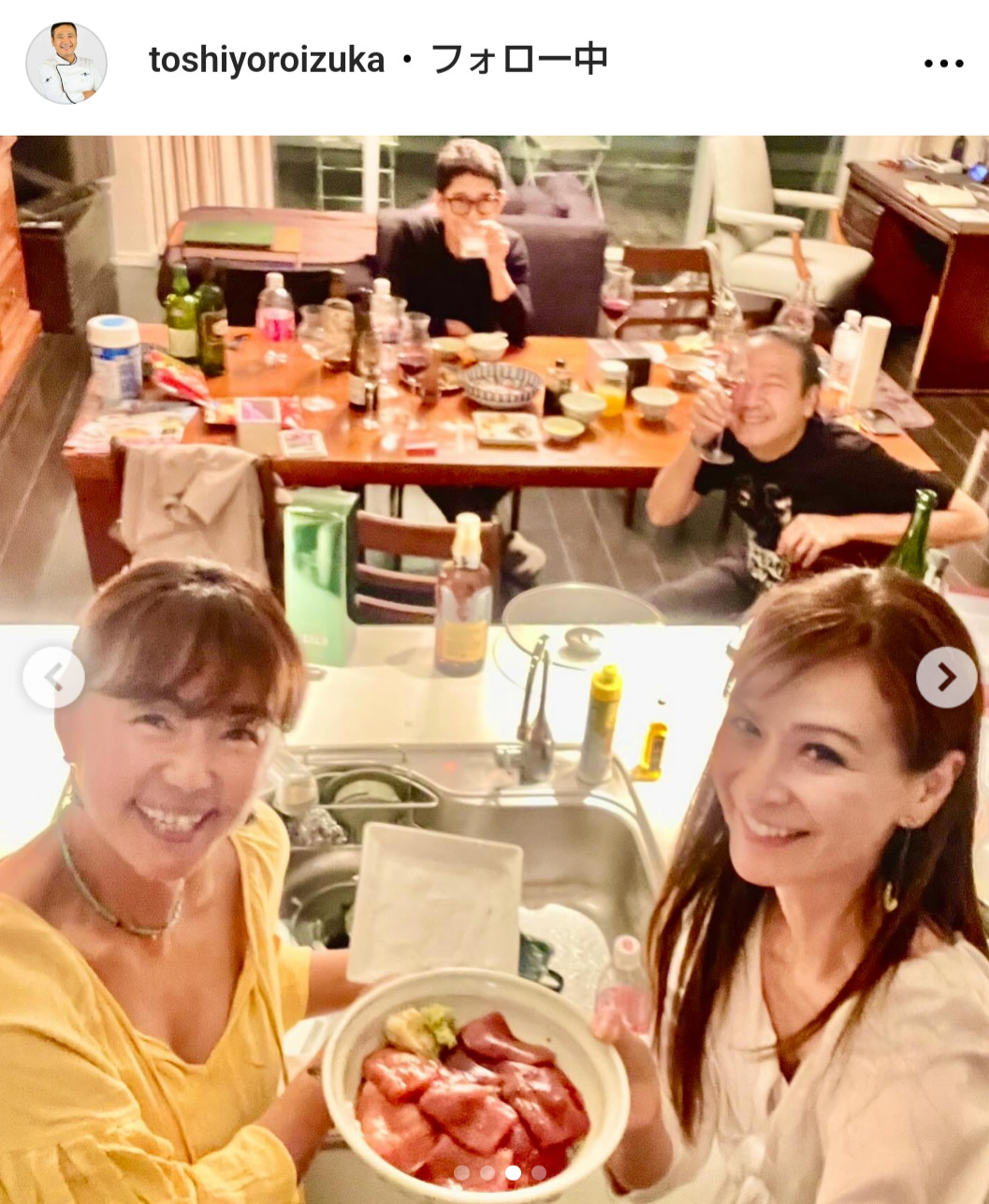 鎧塚俊彦氏のインスタグラムから