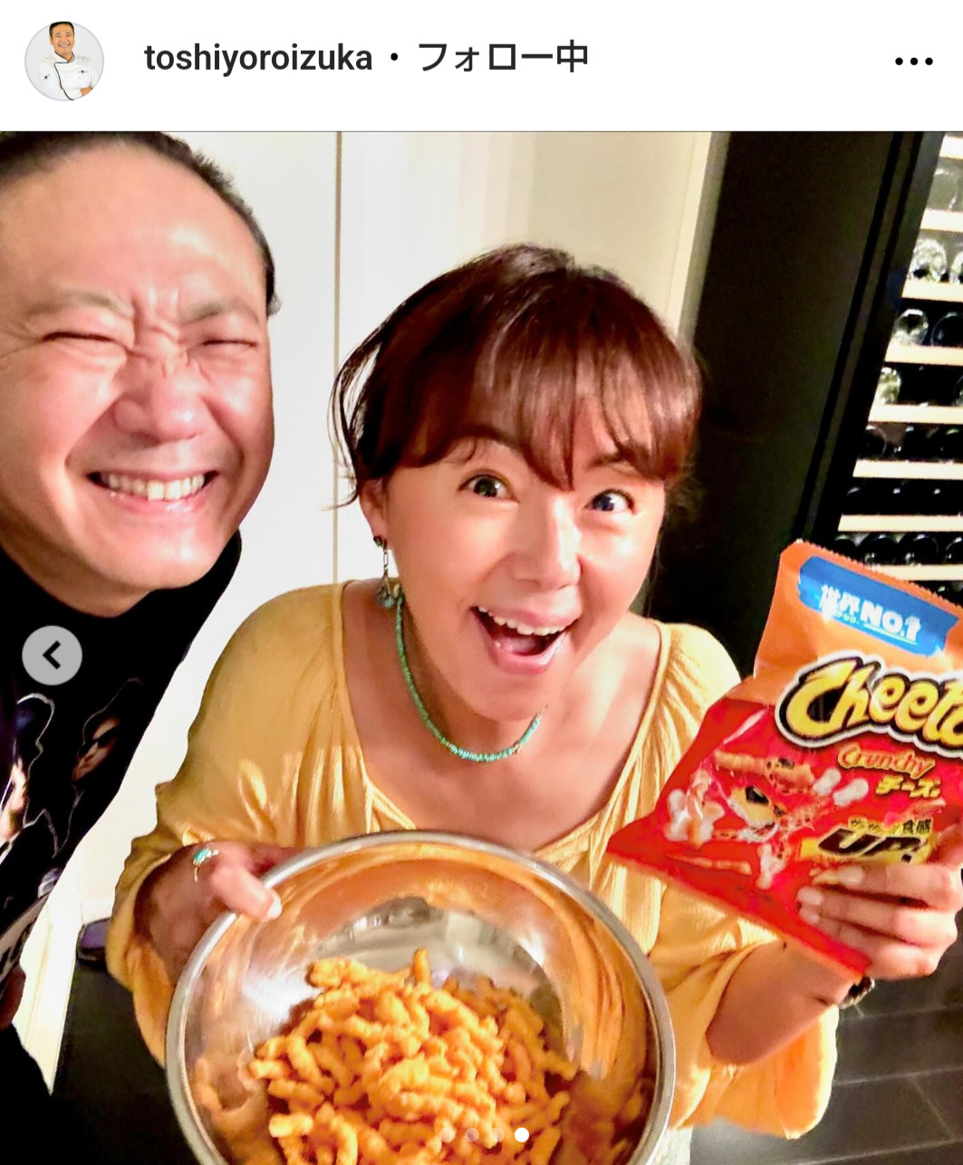 鎧塚俊彦氏のインスタグラムから