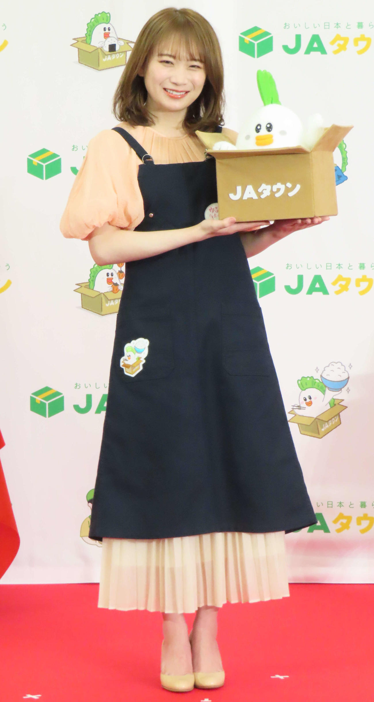 「JAタウンオフィシャルサポーター」に就任した秋元真夏