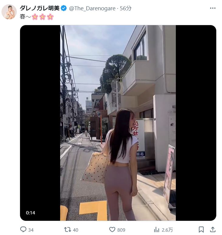 ダレノガレ明美のＸから