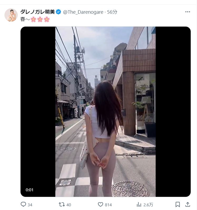 ダレノガレ明美のＸから