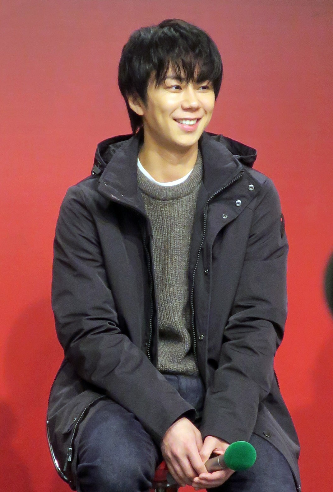 テレビ東京系ドラマ24「君が獣になる前に」制作発表会に登場した主演の北山宏光