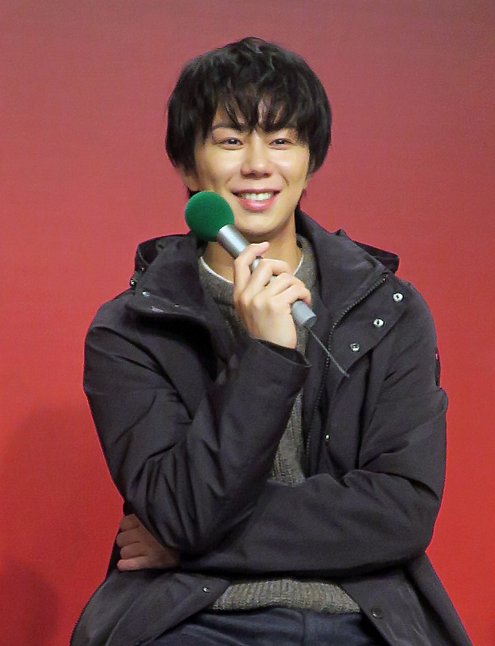 テレビ東京系ドラマ24「君が獣になる前に」制作発表会に登場した主演の北山宏光