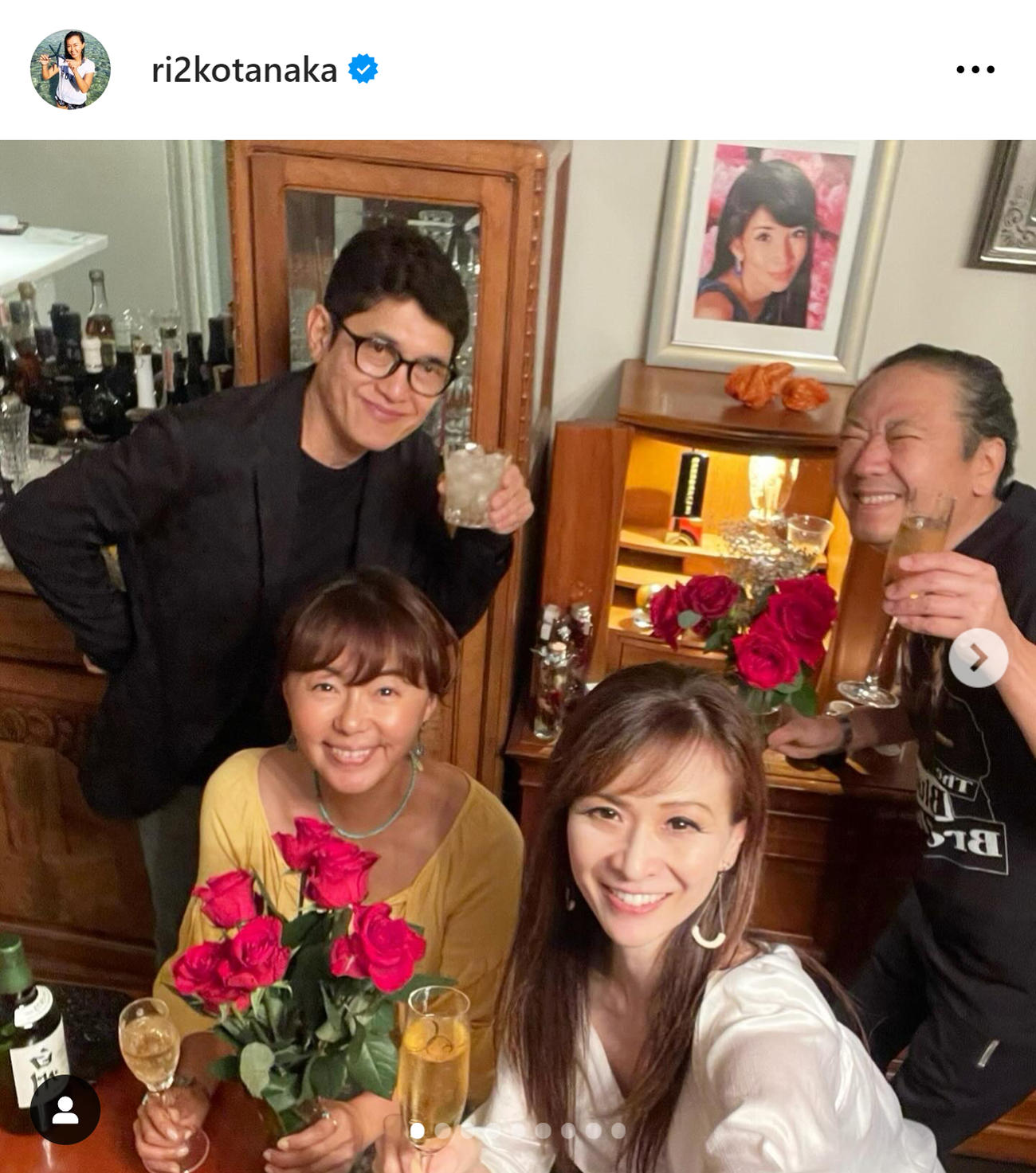 田中律子のインスタグラムから