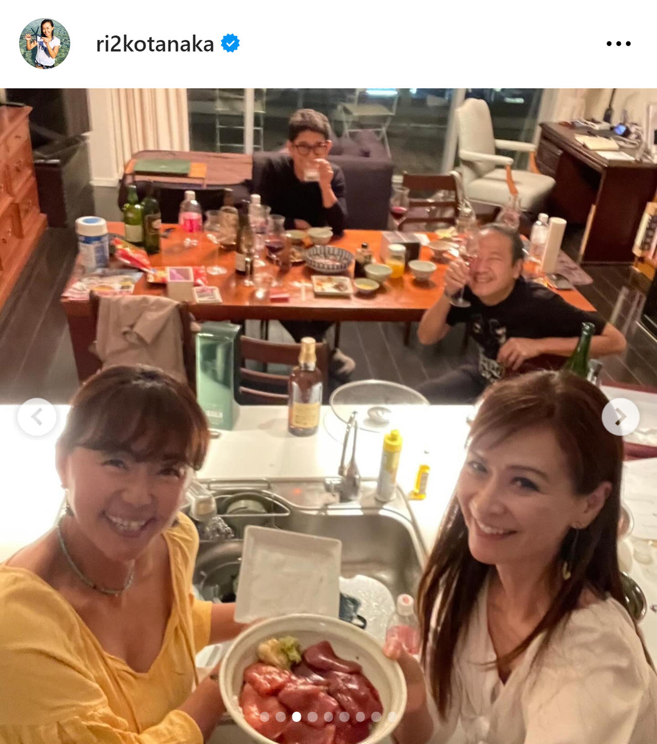 田中律子のインスタグラムから