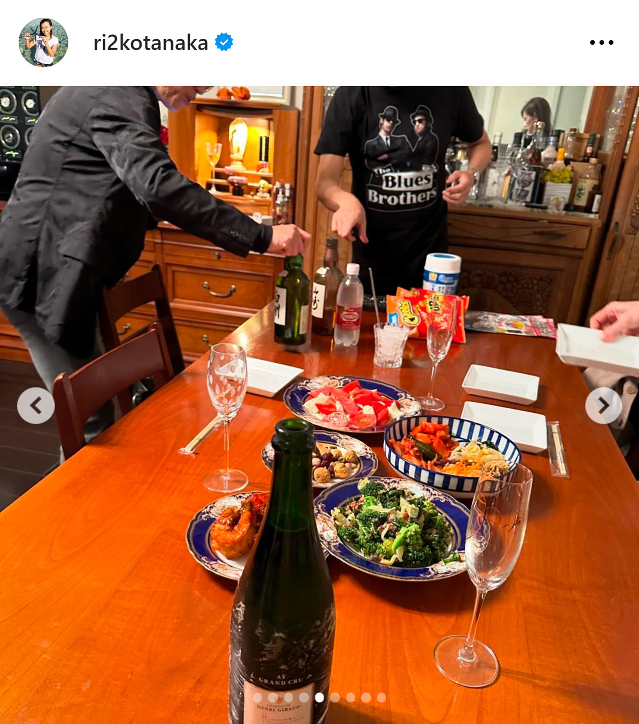 田中律子のインスタグラムから