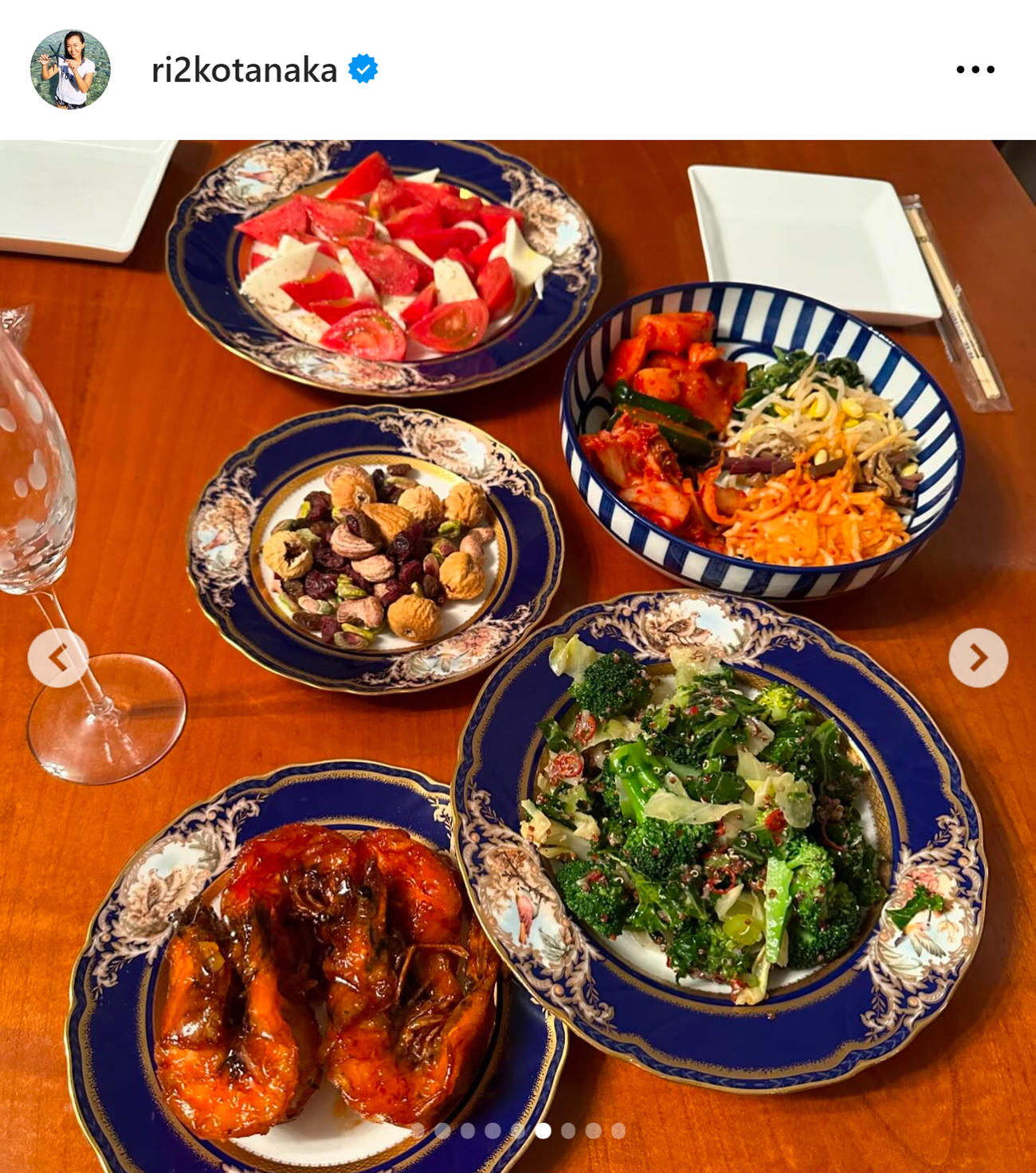田中律子のインスタグラムから