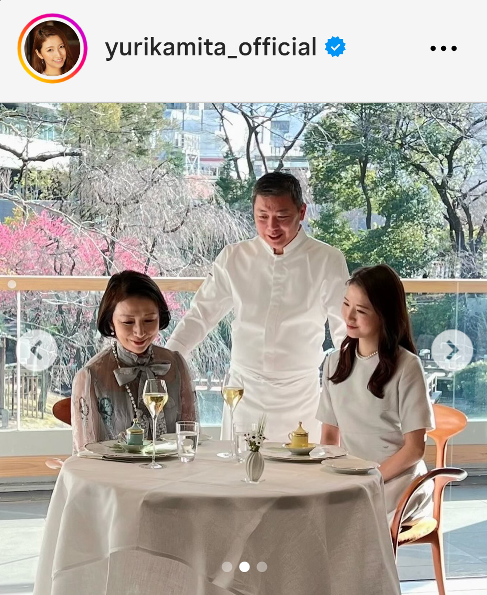 三田友梨佳のインスタグラムから