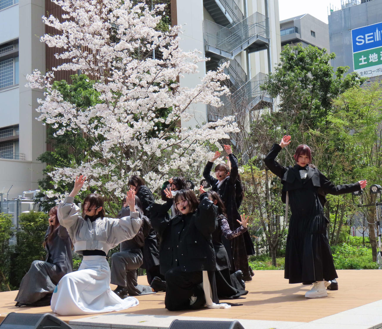 新曲リリースイベントを開催したWHITE SCORPION（撮影・横山慧）