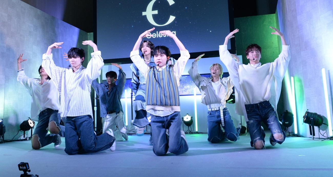 フジテレビ系音楽情報番組「K－POP HOUSE」の公開収録を行ったCelest1a（セレスティア）
