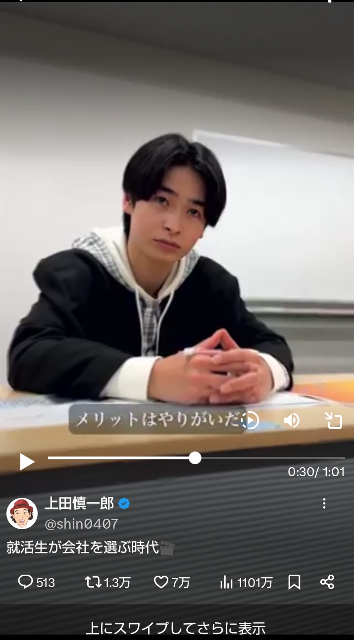 上田慎一郎監督のXから