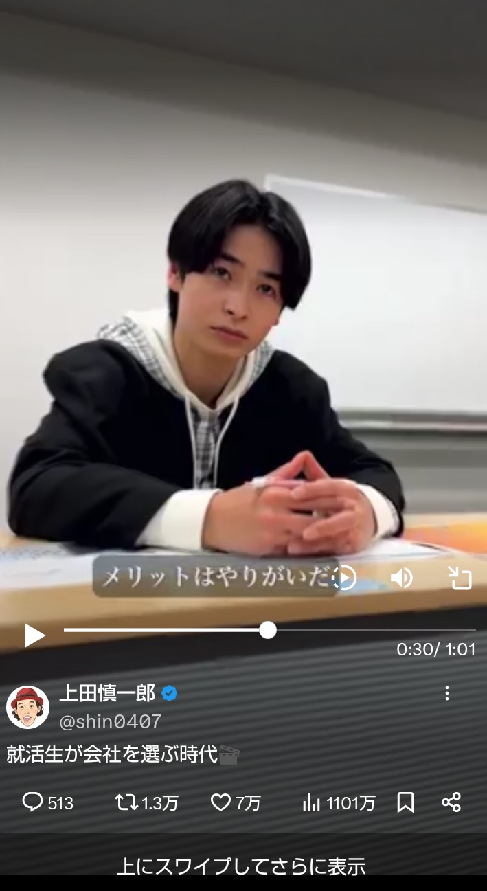上田慎一郎監督のXから