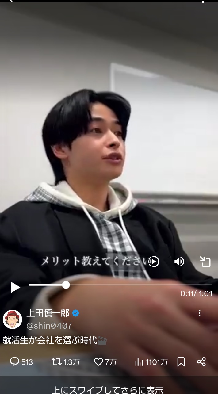 上田慎一郎監督のXから