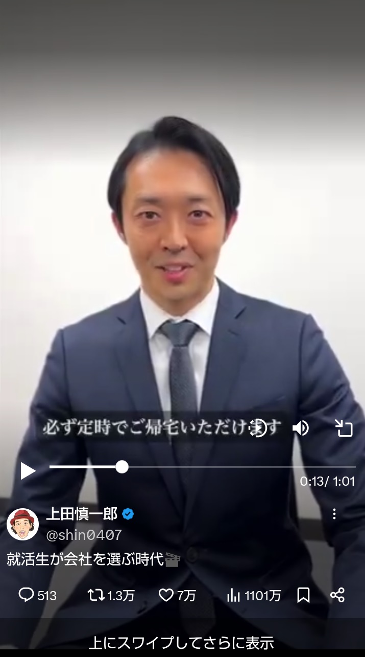 上田慎一郎監督のXから