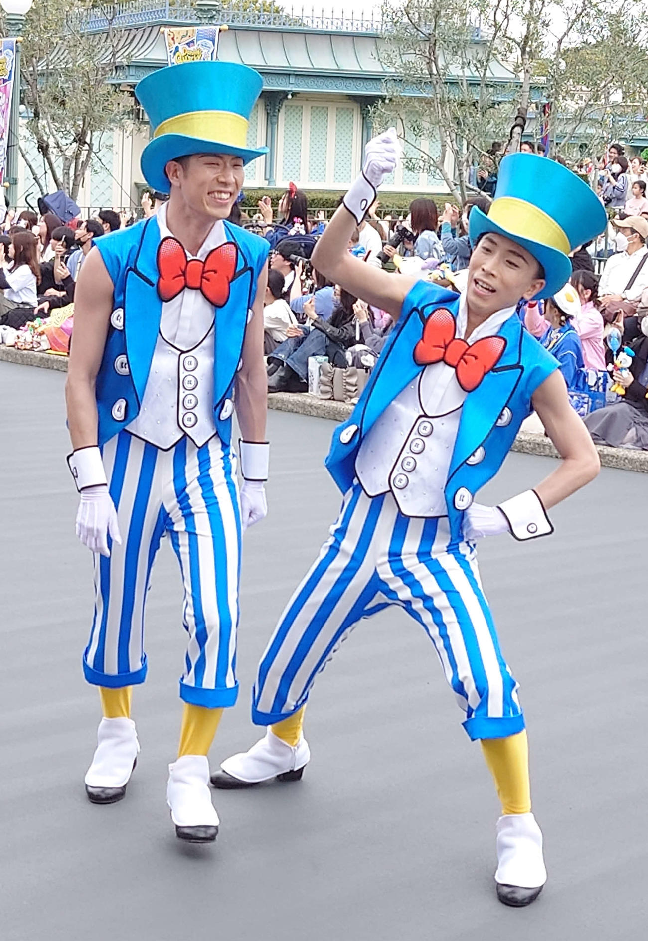 東京ディズニーランドのパレードでは男性ダンサーも大活躍（撮影・寺沢卓）