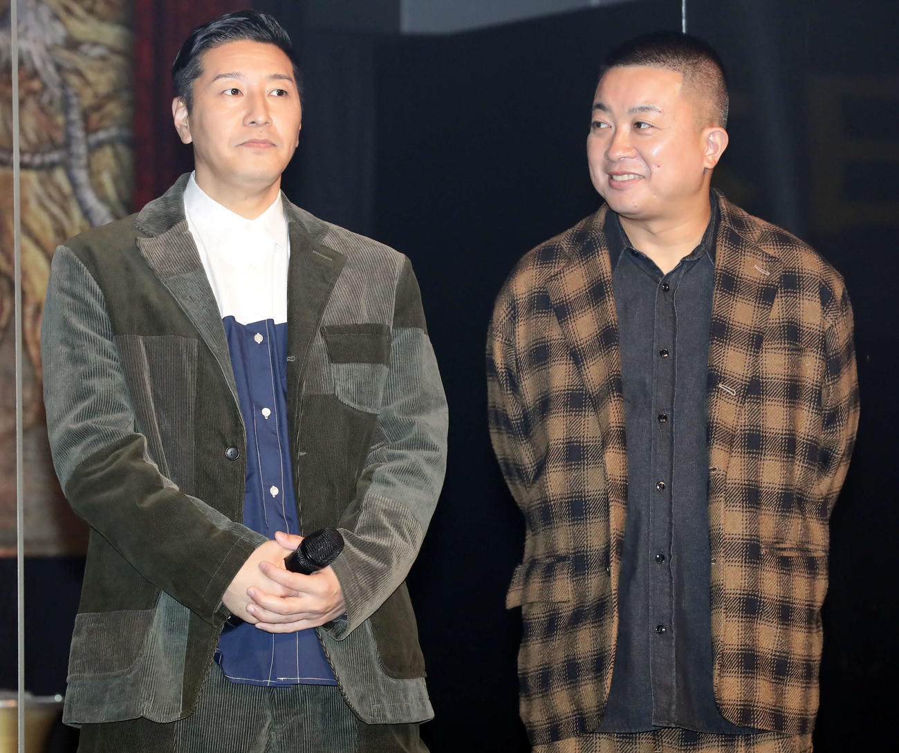 チョコレートプラネット長田庄平と松尾駿（2022年10月撮影）