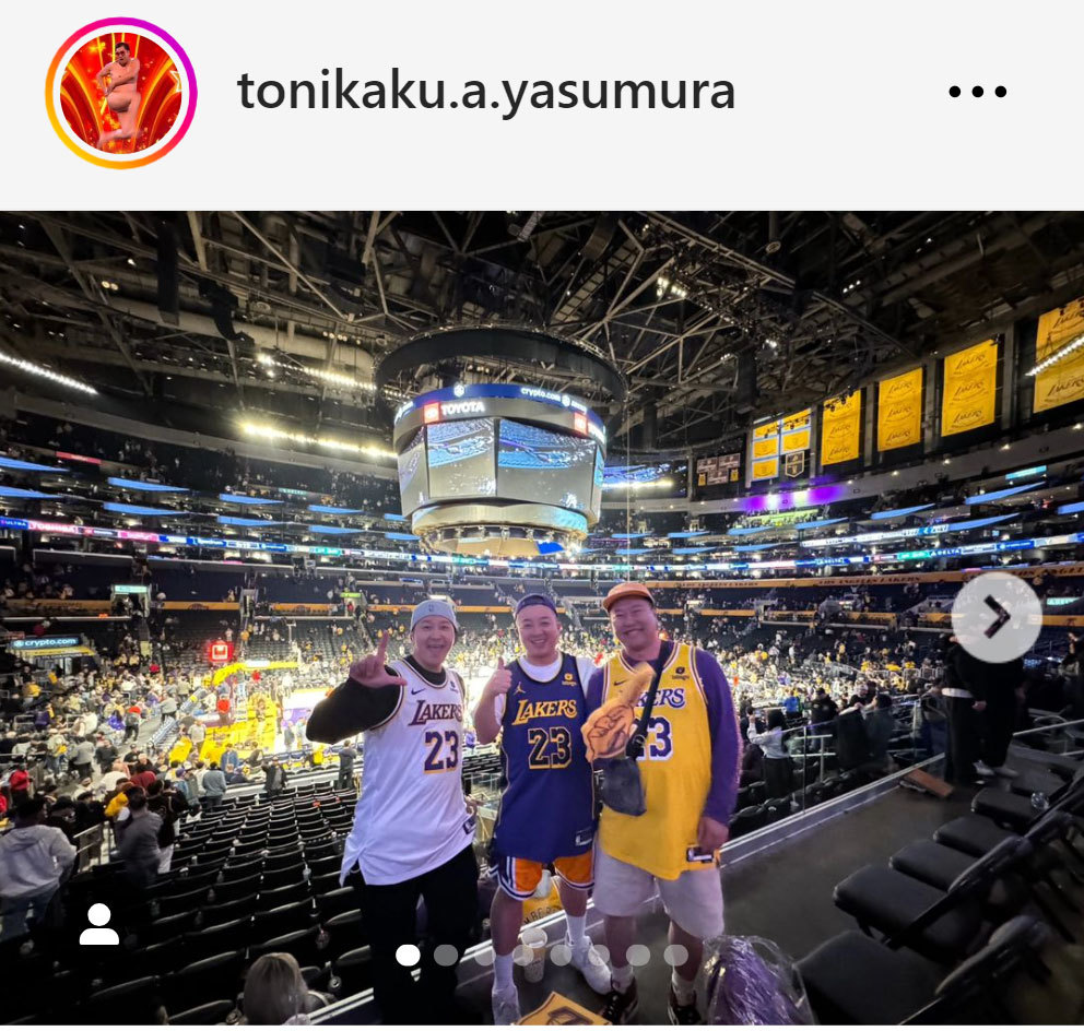 とにかく明るい安村のインスタグラムから