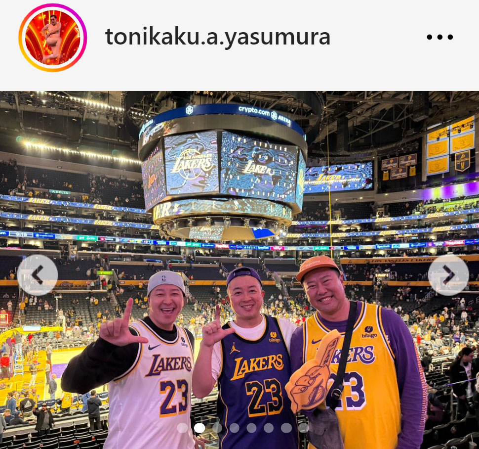 とにかく明るい安村のインスタグラムから