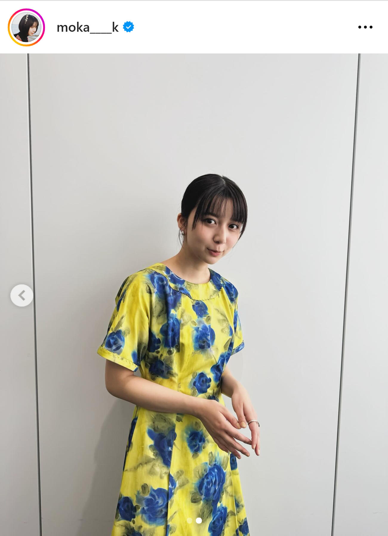 上白石萌歌のインスタグラムから