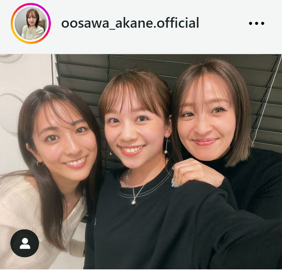 大沢あかねのインスタグラムから