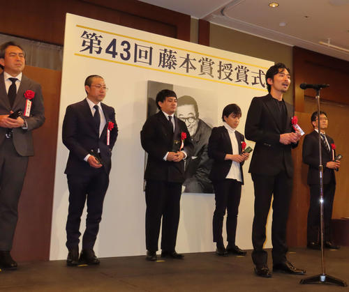 藤本賞は「ゴジラ－1．0」プロデューサーで昨年亡くなった阿部秀司氏ら６人に