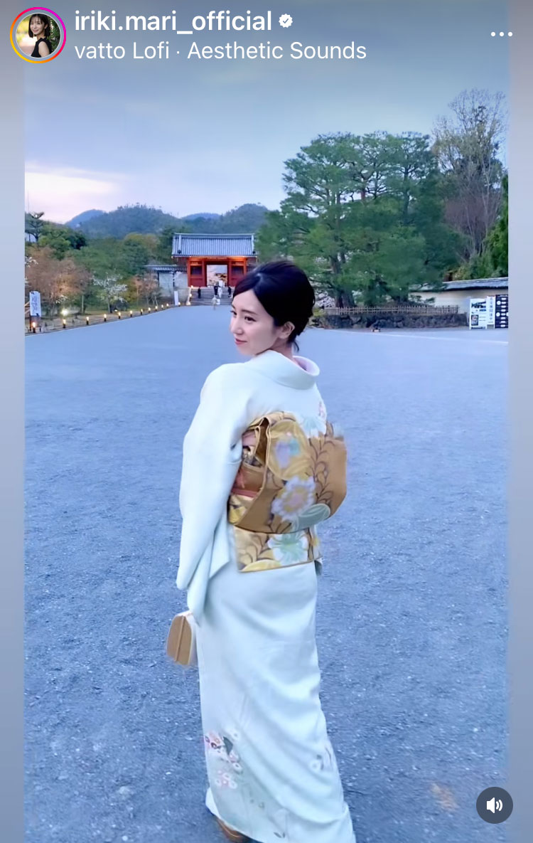 入来茉里のインスタグラムから