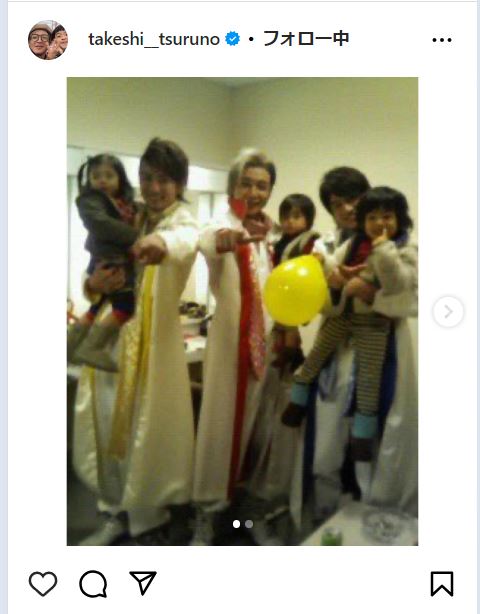 つるの剛士のインスタグラムから